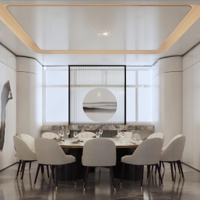 现代包厢3D模型下载